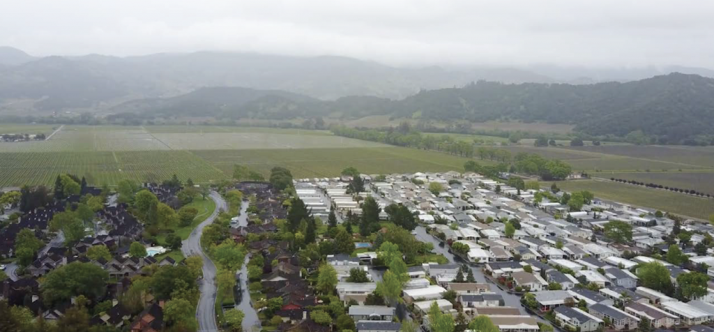 Napa aerial view