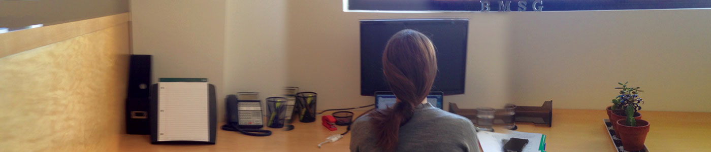 writer at a desk