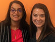 headshot of Bina Patel Shrimali and Laurel Gourd