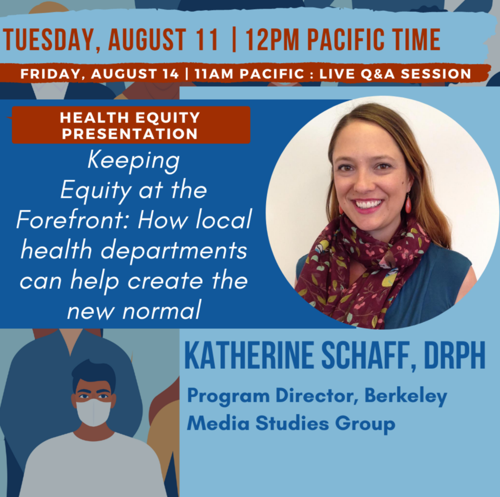 event poster featuring Dr. Katherine Schaff