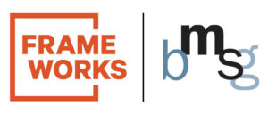 text-only logos for frameworks and bmsg